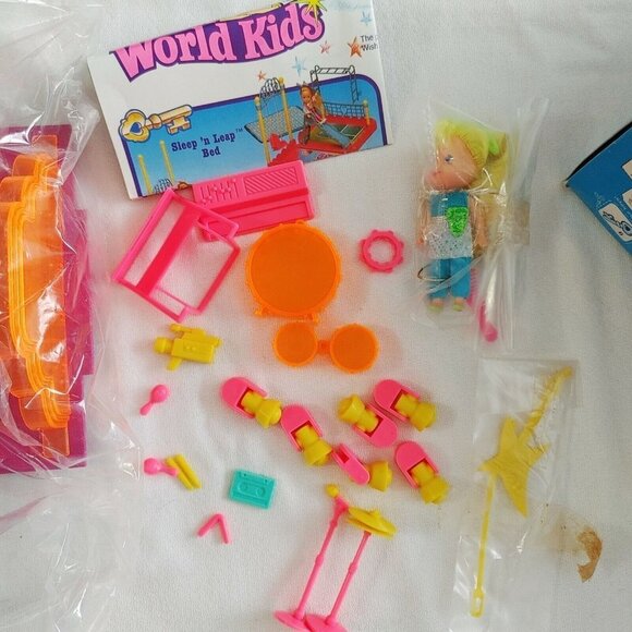 Wish  World Kids Hear & Cheer Stereo Playset Vintage 1988 Kenner Complete RARE! - Picture 3 of 12